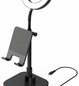 Digipower - The Success - Video Calling, Teaching, Learning Smartphone Stand With Personal 6" Ring Light