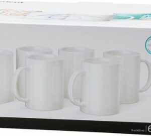 Cricut - Ceramic Mug Blank 15 oz/425 ml (6 ct) - White