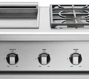 DCS by Fisher & Paykel - Liberty 30" Side Burner - Natural Gas - Stainless steel