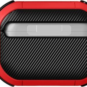 SaharaCase - DualShock Armor Series Case for Apple AirPods Pro 2 (2nd Generation) - Red