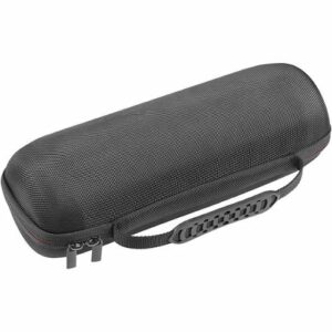 SaharaCase - Carrying Case for JBL Charge 4, Charge 5, and Sony SRSXE200 Portable X-Series - Black