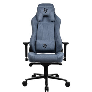 Arozzi - Vernazza Premium Soft Fabric Ergonomic Office/Gaming Chair - Blue