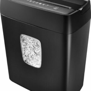 Insignia™ - 6-Sheet Crosscut Shredder - Black