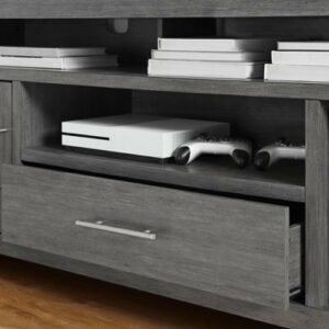 Insignia™ - Gaming TV Stand for Most TVs Up to 65" - Gray