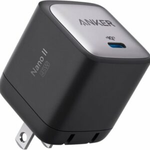 Anker - Nano II 45W PPS USB-C Fast Wall Charger with GaN for Samsung Galaxy and iPhone - Black