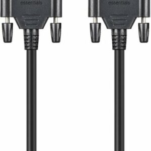 Best Buy essentials™ - 6.5' DVI-D Single Link Cable - Black