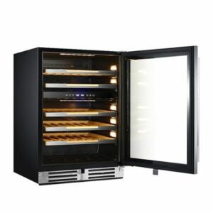 Avanti - Elite Series 47 Bottle Single Zone Wine Cooler - Stainless Steel