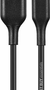 Best Buy essentials™ - 3' USB-A to Micro USB Charge-and-Sync Cable - Black