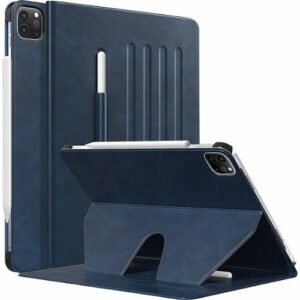 SaharaCase - Multi-Angle Folio Case for Apple iPad Pro 11" (2nd, 3rd, and 4th Gen 2020-2022) - Dark Blue