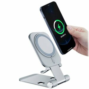 SaharaCase - Stand Compatible with MagSafe for Most Cell Phones - Silver