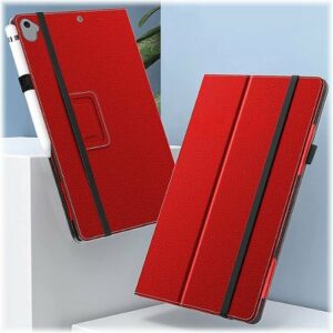 SaharaCase - Bi-Fold Folio Case for Apple iPad 10.2" (8th Generation 2020 and 9th Generation 2021) - Red