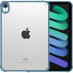 SaharaCase - Hybrid-Flex Series Case for Apple iPad mini (6th Generation 2021) - Clear Blue