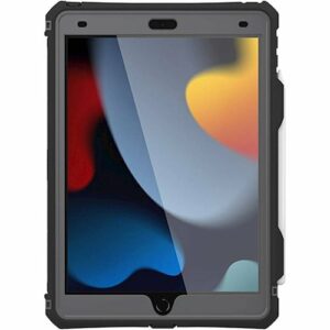 SaharaCase - Water-Resistant Case for Apple iPad 10.2" (8th Generation 2020 and 9th Generation 2021) - Black