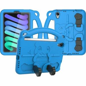 SaharaCase - Teddy Bear KidProof Case for Apple iPad mini (6th Generation 2021) - Blue