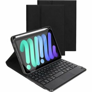 SaharaCase - Keyboard Folio Case for Apple iPad mini (6th Generation 2021) - Black