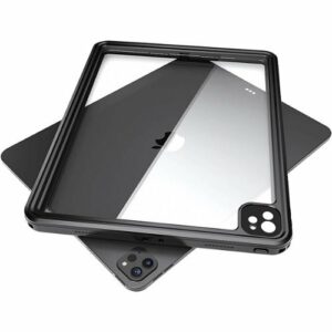 SaharaCase - Water-Resistant Case for Apple iPad Pro 12.9" (4th,5th, and 6th Gen 2020-2022) - Black