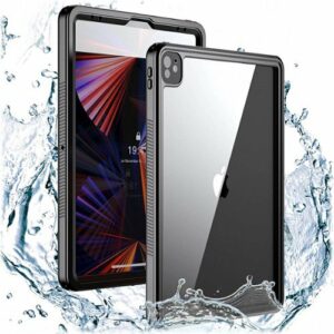 SaharaCase - Water-Resistant Case for Apple iPad Pro 12.9" (4th,5th, and 6th Gen 2020-2022) - Black