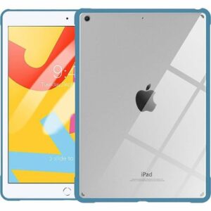 SaharaCase - Hybrid Flex Series Case for Apple iPad 10.2" (8th Generation 2020 and 9th Generation 2021) - Clear Blue