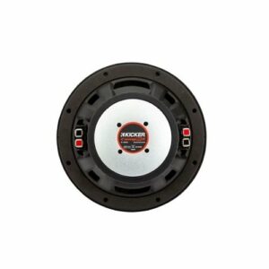 KICKER - CompR 8" Dual-Voice-Coil 4-Ohm Subwoofer - Black