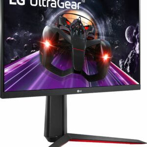 LG - Geek Squad Certified Refurbished UltraGear 24" LED FHD FreeSync Monitor with HDR - Black