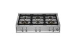 Bertazzoni - Professional Series 36” Gas Rangetop with 6 Brass Burners - Stainless Steel