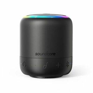 Soundcore - by Anker Mini 3 Pro Portable Waterproof Bluetooth Speaker - Black