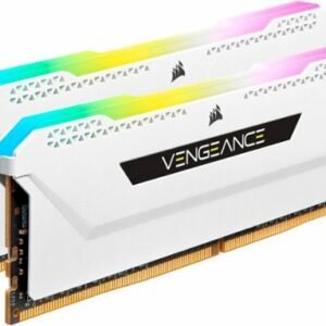 CORSAIR - VENGEANCE RGB PRO SL 16GB (2PK x 8GB) 3200MHz DDR4 C16 DIMM Desktop Memory - White