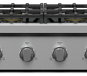 Fisher & Paykel - 48 in Professional LP Gas Rangetop 8 Burners - Stainless Steel