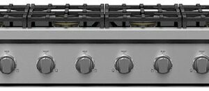 Fisher & Paykel - 48 in Professional LP Gas Rangetop 8 Burners - Stainless Steel