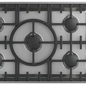 Fisher & Paykel - 36 In Professional Drop-In LP Gas Cooktop - Stainless Steel