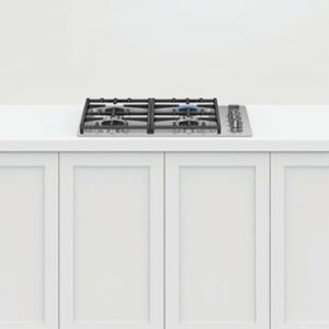 Fisher & Paykel - 30 In Professional Drop-In Gas Cooktop with Halo - Stainless Steel