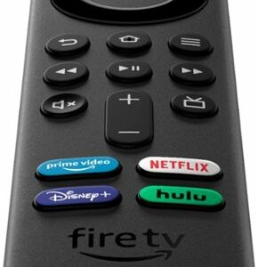 Amazon - Alexa Voice Remote (3rd Gen) with TV controls | Requires compatible Fire TV device | 2021 release - Black