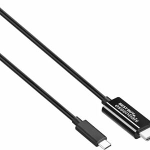 Best Buy essentials™ - 6' USB-C to HDMI Cable - Black