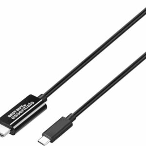 Best Buy essentials™ - 6' USB-C to HDMI Cable - Black