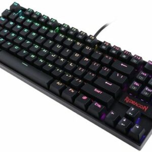 REDRAGON - Kumara K552 RGB Wired TKL Gaming Mechanical Blue Switch Keyboard with RGB Backlighting - Black