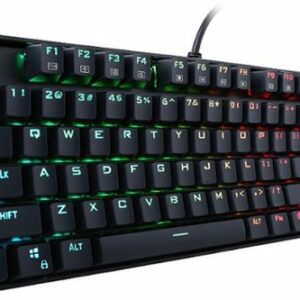 REDRAGON - Kumara K552 RGB Wired TKL Gaming Mechanical Blue Switch Keyboard with RGB Backlighting - Black