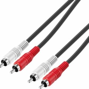 Best Buy essentials™ - 25' Stereo Audio RCA Cable - Black