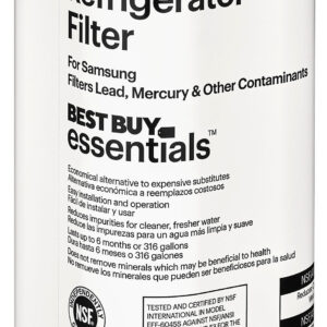 Best Buy essentials™ - NSF 42/53 Water Filter Replacement for Select Samsung Refrigerators - White