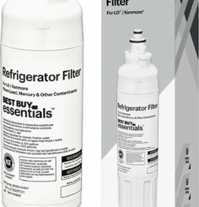 Best Buy essentials™ - NSF 42/53 Water Filter Replacement for Select LG and Kenmore Refrigerators - White