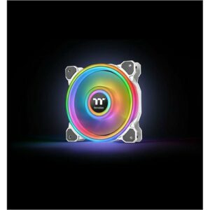 Thermaltake - Riing Quad 14 RGB Radiator Fan TT Premium Edition (3-Pack) - White