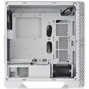 Thermaltake - S300 Tempered Glass Mid Tower Case - White