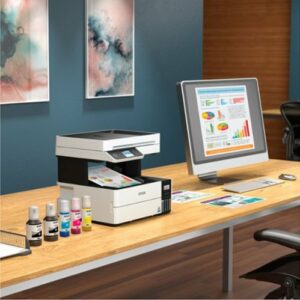 Epson - EcoTank Pro ET-5150 Wireless All-in-One Supertank Printer - White