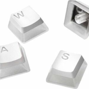 SteelSeries - PRISMCAPS – Universal Double Shot PBT Keycaps - White