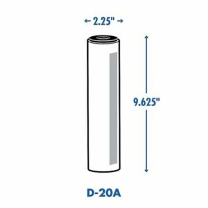 Culligan - Granular Activated Carbon Replacement Basic Filtration Water Filter Cartridge - White