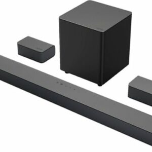 VIZIO - 5.1-Channel M-Series Premium Sound Bar with Wireless Subwoofer, Dolby Atmos and DTS:X - Dark Charcoal