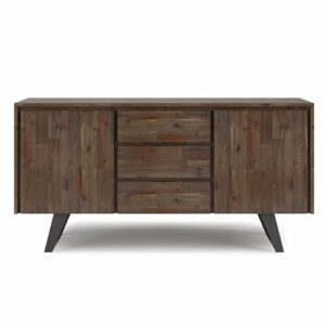 Simpli Home - Lowry Sideboard Buffet - Rustic Natural Aged Brown