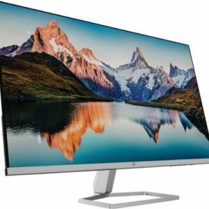 HP - Geek Squad Certified Refurbished 31.5" IPS LED FHD FreeSync Monitor - Silver & Black