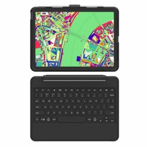 ZAGG - Rugged Book Wireless Keyboard & Detachable Case for Apple iPad Air 10.9" (2020, 2022) and iPad Pro 11" (2018-2022) - Black