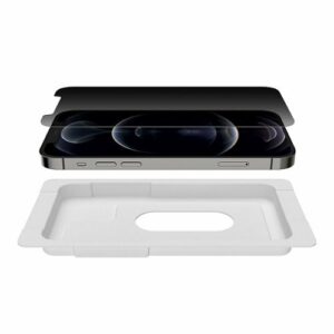 Belkin - ScreenForce UltraGlass Privacy + Anti-Microbial - iPhone 12/12 Pro