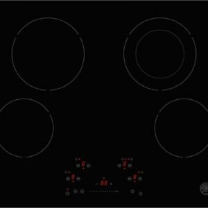 Bertazzoni - Professional Series 24” Built-in Electric Ceran Cooktop - Black